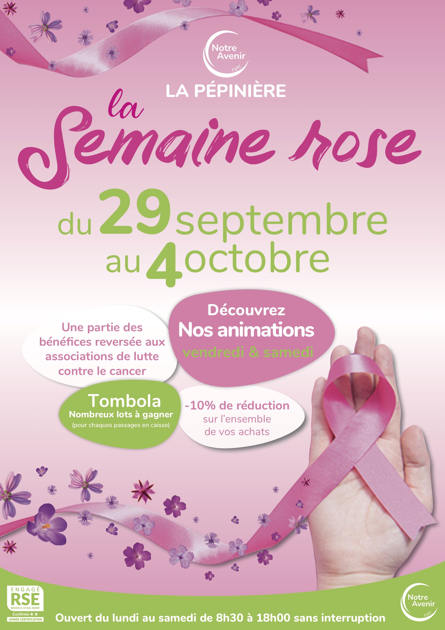 affiche semaine rose